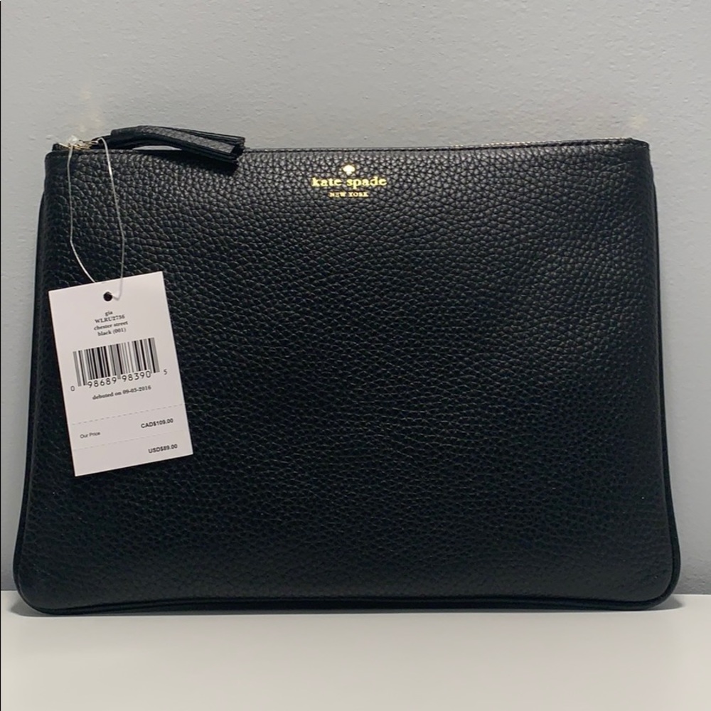 Kate Spade Chester Street Gia Bag - Black Leather